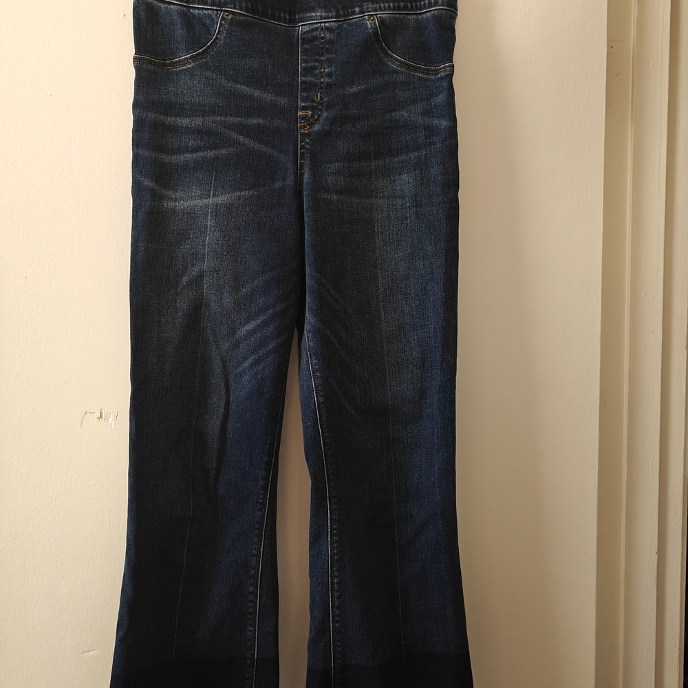 SPANX Dark Indigo Flare Jeans